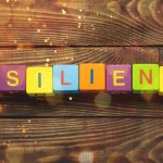 coloured blocks spelling resilience